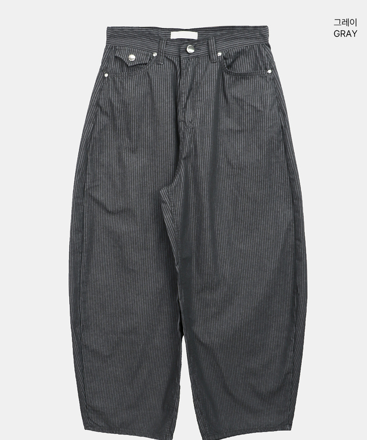 ストライプバルーンパンツ