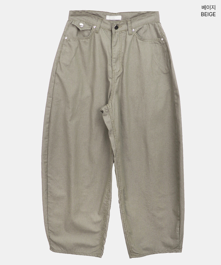 ストライプバルーンパンツ