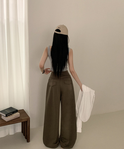 ワイドトレーニングパンツ KHAKI