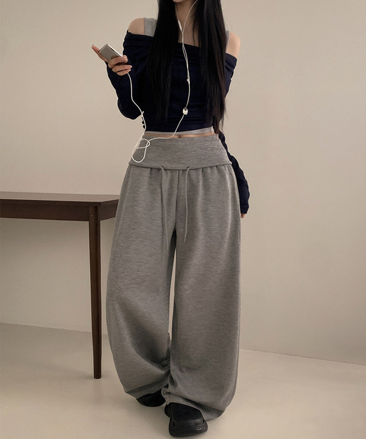 ワイドトレーニングパンツ GREY