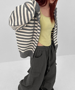 【カップ付き】ベーシックラウンドキャミソール(5color) LIGHT GREEN