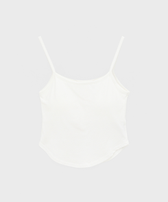 【カップ付き】ベーシックラウンドキャミソール(5color)