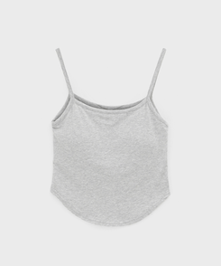 【カップ付き】ベーシックラウンドキャミソール(5color)