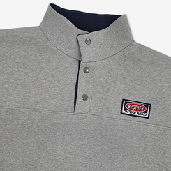 パッチバイカラースウェット