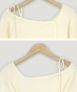 リボンスリムニット(5color)