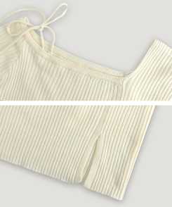 リボンスリムニット(5color)