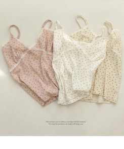 フローラルレースキャミソール