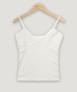 フローラルレースキャミソール