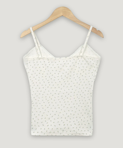 フローラルレースキャミソール