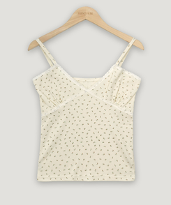 フローラルレースキャミソール