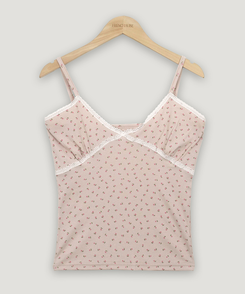 フローラルレースキャミソール