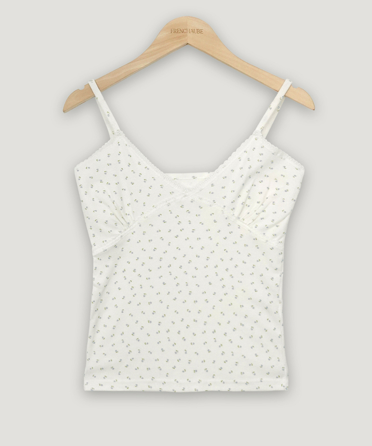 フローラルレースキャミソール