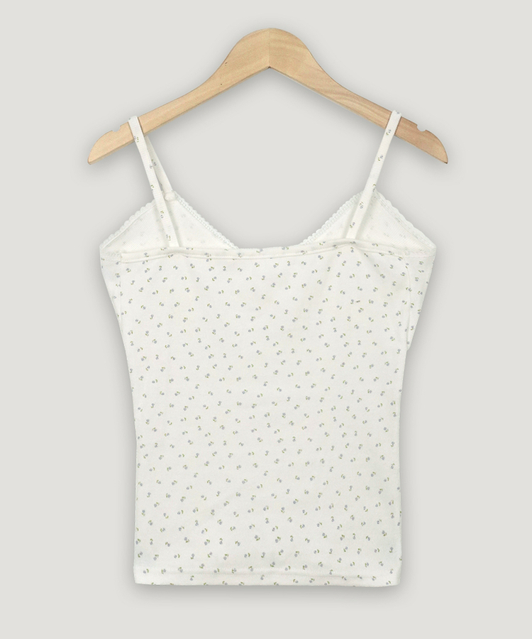 フローラルレースキャミソール