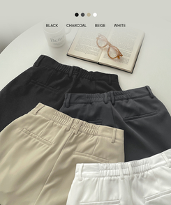 【丈別】サイドスリットスラックスパンツ