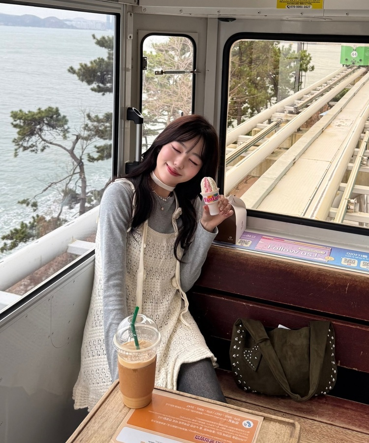 【❤️MADE】골지 랍빠 긴팔티셔츠 그레이