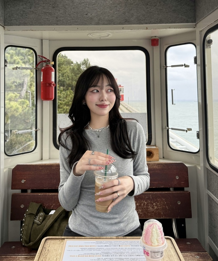 【❤️MADE】골지 랍빠 긴팔티셔츠 그레이