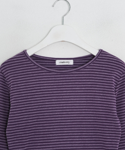 【❤️MADE】ボーダー無地シャツ