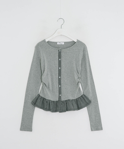 【注文殺到!❤️MADE】チェックフリルカーディガン