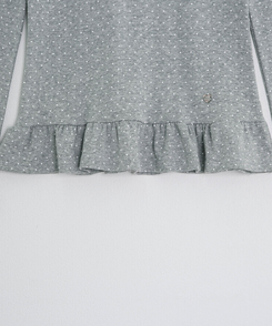 【❤️MADE】フリルドットトップス