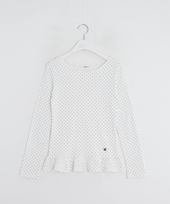 【❤️MADE】フリルドットトップス