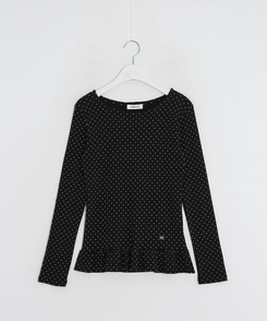 【❤️MADE】フリルドットトップス