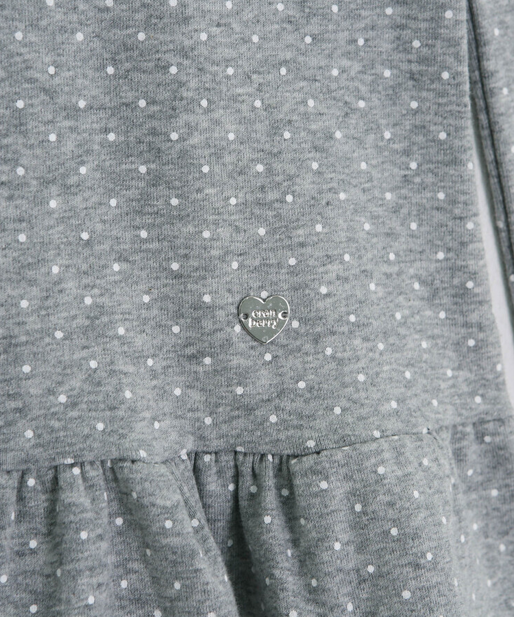 【❤️MADE】도트 프릴 긴팔 티셔츠