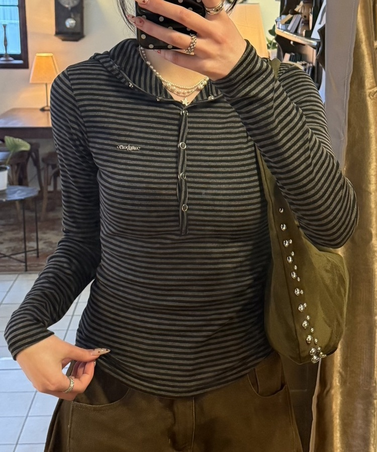 【❤️MADE】돌체 또또 후드 긴팔티셔츠 블랙