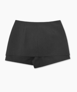 ストライプミニスカートパンツ