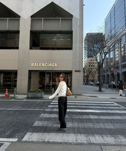 ロールアップワイドデニムパンツ BLACK DENIM