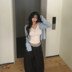 レースレイヤードキャミソール(8color) CREAM