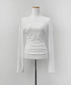 【ROUND/V-NECK】カバー長袖Tシャツ