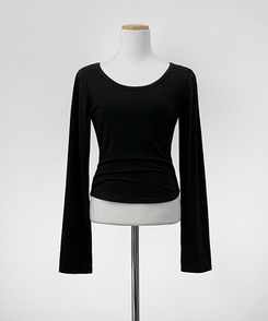 【ROUND/V-NECK】カバー長袖Tシャツ