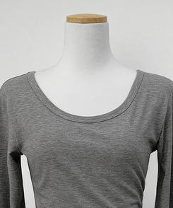 【ROUND/V-NECK】カバー長袖Tシャツ