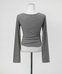 【ROUND/V-NECK】カバー長袖Tシャツ