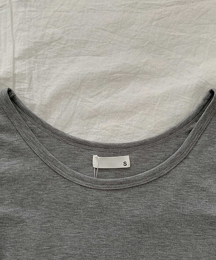 【ROUND/V-NECK】カバー長袖Tシャツ