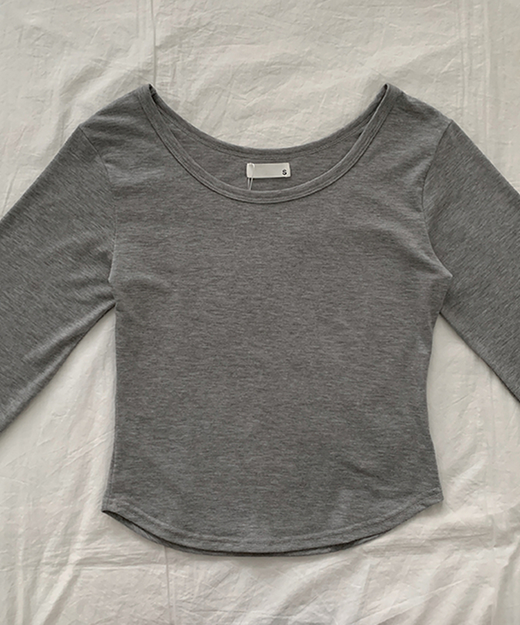 【ROUND/V-NECK】カバー長袖Tシャツ