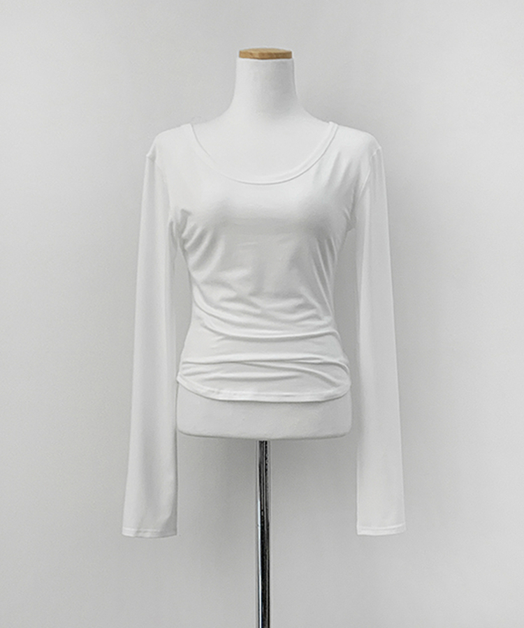 【ROUND/V-NECK】カバー長袖Tシャツ