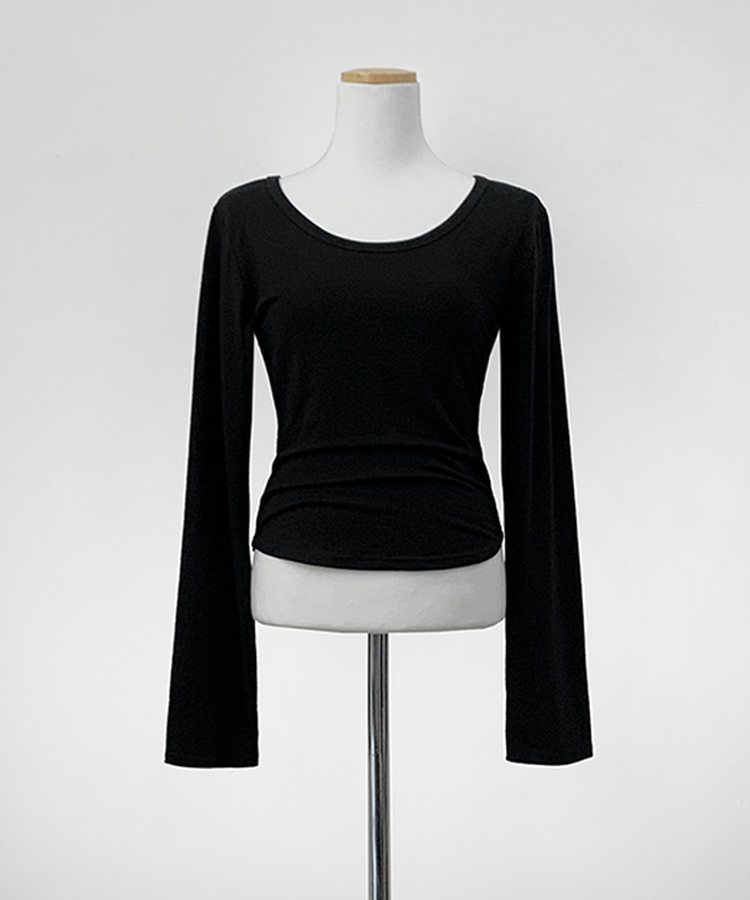 【ROUND/V-NECK】カバー長袖Tシャツ