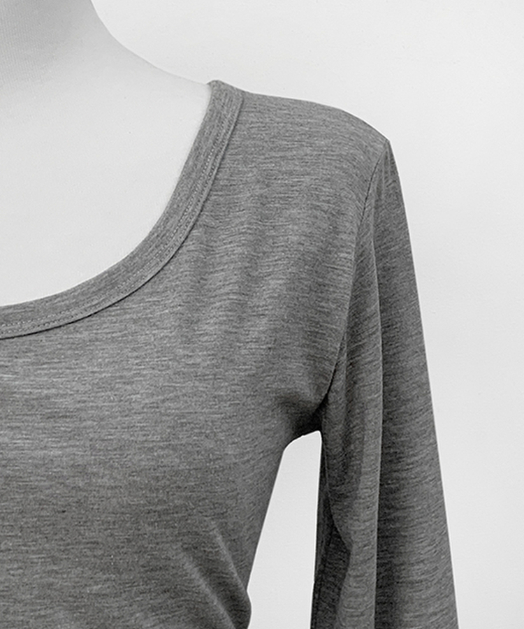 【ROUND/V-NECK】カバー長袖Tシャツ