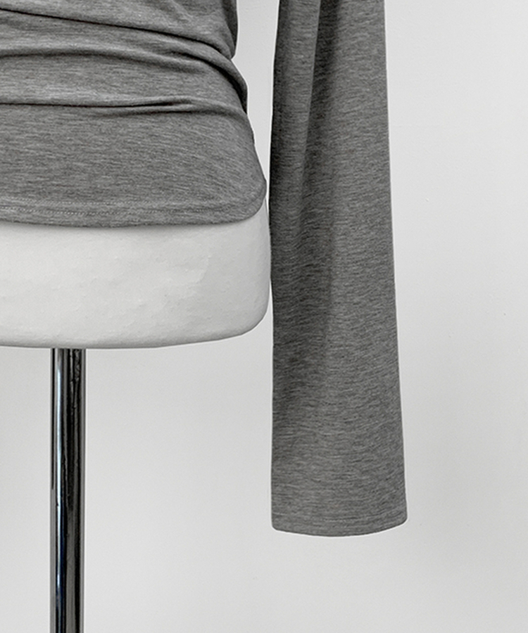 【ROUND/V-NECK】カバー長袖Tシャツ