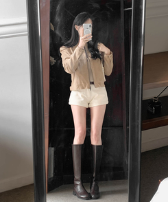 スエードジャケット BEIGE