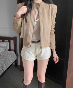 スエードジャケット BEIGE