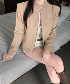 スエードジャケット BEIGE
