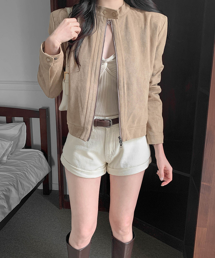 スエードジャケット BEIGE