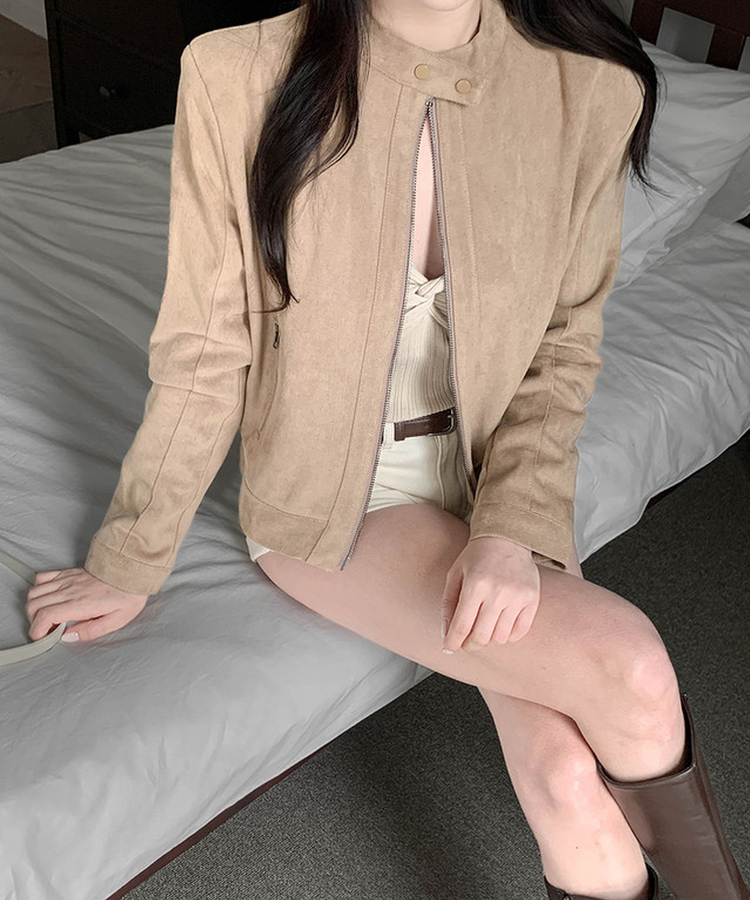 スエードジャケット BEIGE