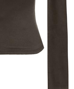 バイカラーレイヤードスリム長袖Tシャツ