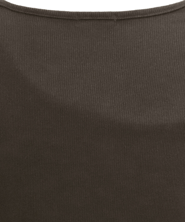 バイカラーレイヤードスリム長袖Tシャツ