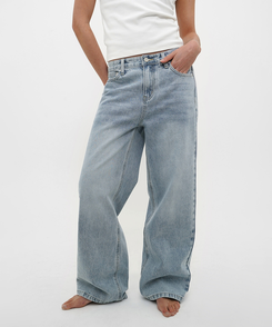 ヴィンテージストレートデニム LIGHT BLUE