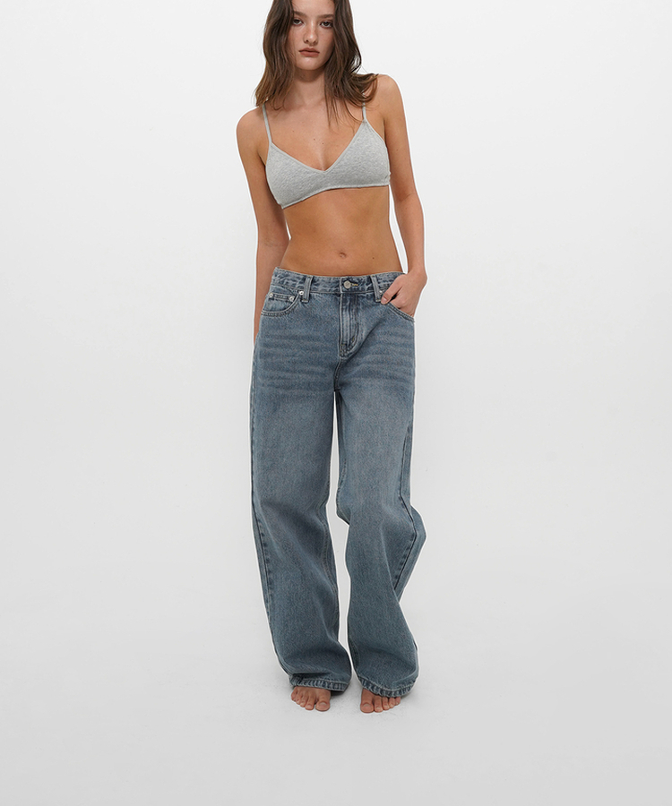 ヴィンテージストレートデニム BLUE