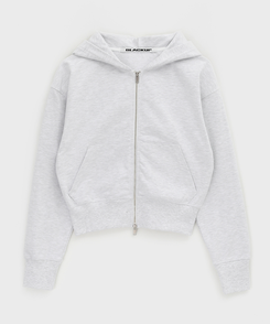 ミッドスウェットフードジップアップ